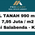 DIJUAL TANAH 990 m2 SHM 8,5 JT  m2 Jl. Provinsi Salabenda - Kemang (5)